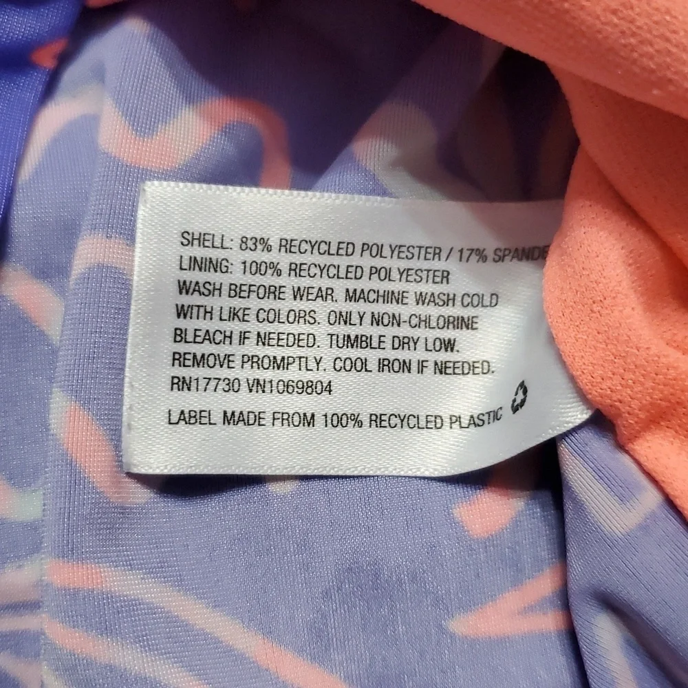 NWOT Cat & Jack Toddler Girl Doodle Design Swim Rashguard 5T